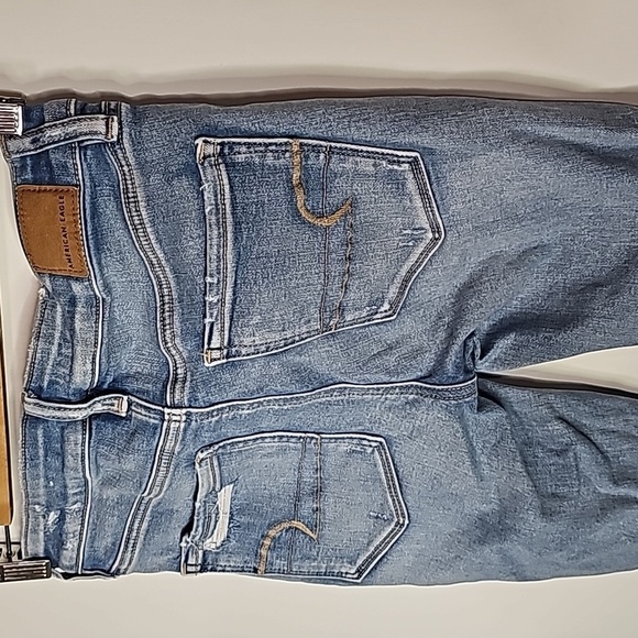 American Eagle next level stretch size high rise cropped jeggings - Picture 4 of 8